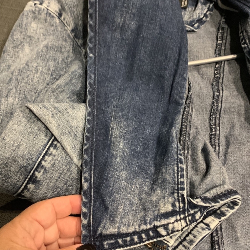Jw Signature Cropped denim Jacket Small - Picture 3 of 7
